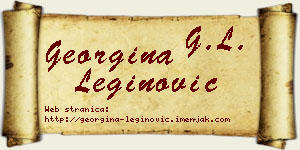 Georgina Leginović vizit kartica